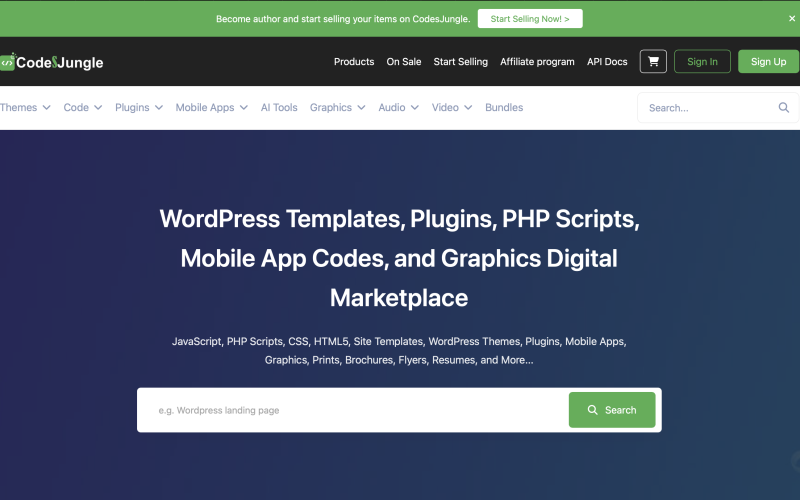 CodesJungle - Digital Products Marketplace